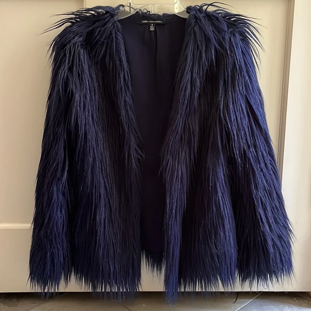 Fun, blue Urban Outfitters Small jacket - Picture 3 of 3